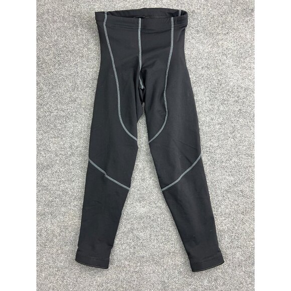 Canari Cycling Pants XS Black Zip Ankle Drawstring Pull On Ankle Skinny - Picture 1 of 7